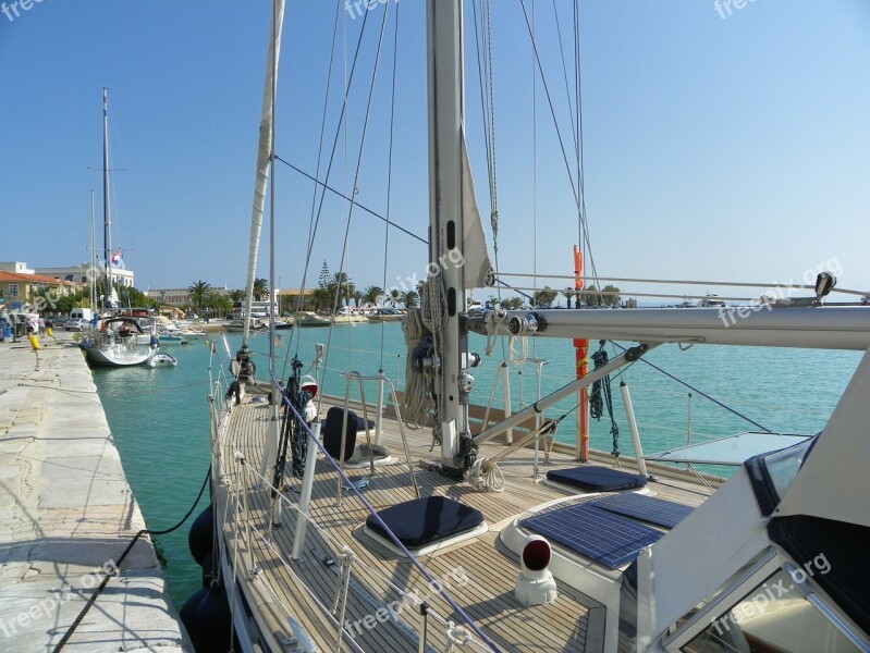 Zakhyntos City Port Fishing Vessel Greece Travel Vacation