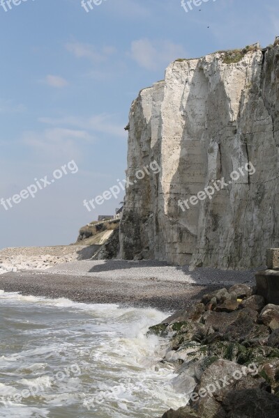 Ault Cliffs Sea Normandy Nature