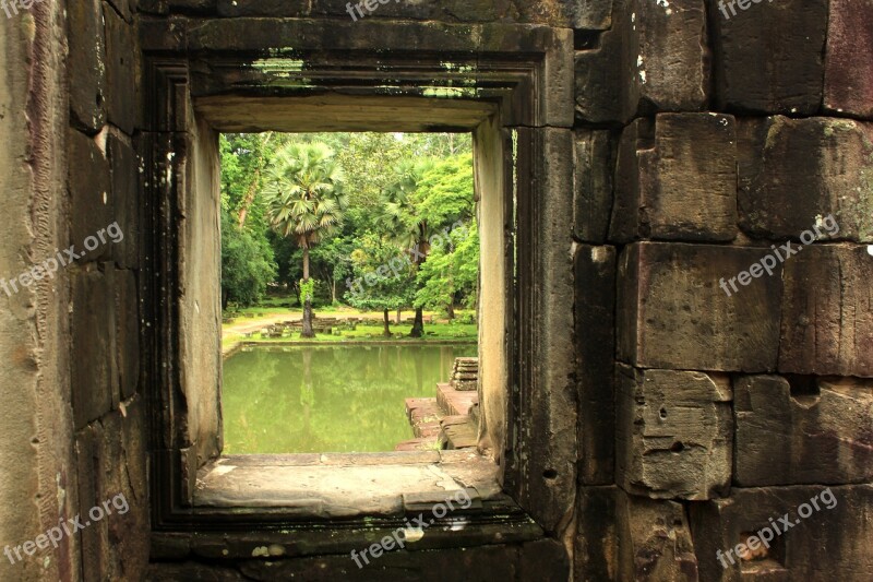 Temple Angkor Watt Ruins Angkor Cambodia