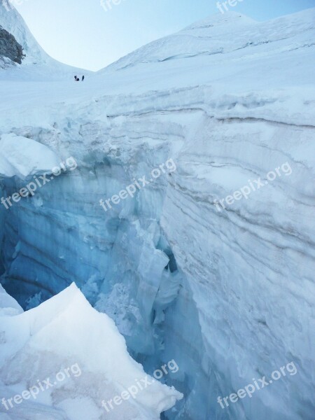 Mountain Snow Hiking Winter Alps