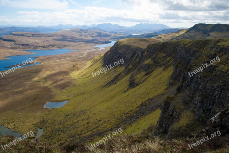 Scotland Isle Of Skye Skye Landscape Scottish