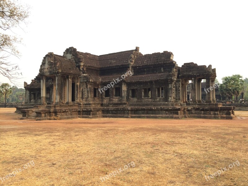 Ankor Wat Cambodia Wat Angkor Architecture