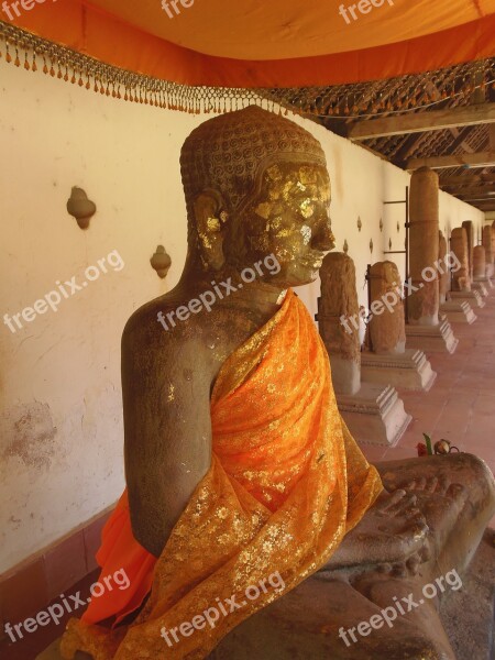 Pagoda Temple Architecture Laos Free Photos