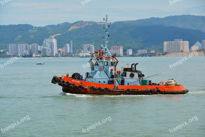 Tug Boat Ship Vessel Tugboat