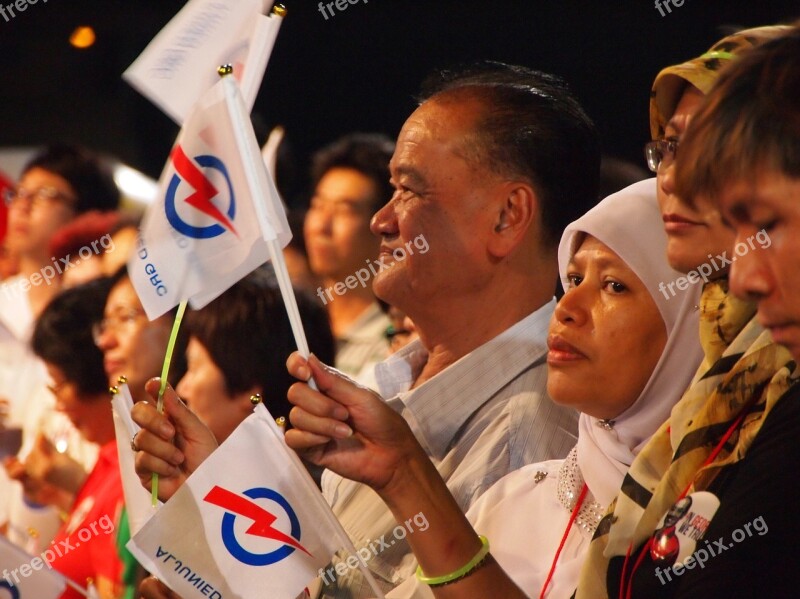 Singapore Rally Election Politics People's Action Party