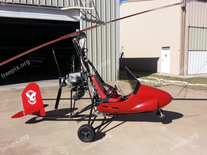 Aircraft Gyrocopter Aviation Gyroplane Autogyro