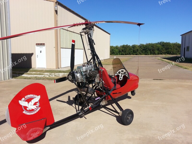 Aircraft Gyrocopter Aviation Gyroplane Autogyro