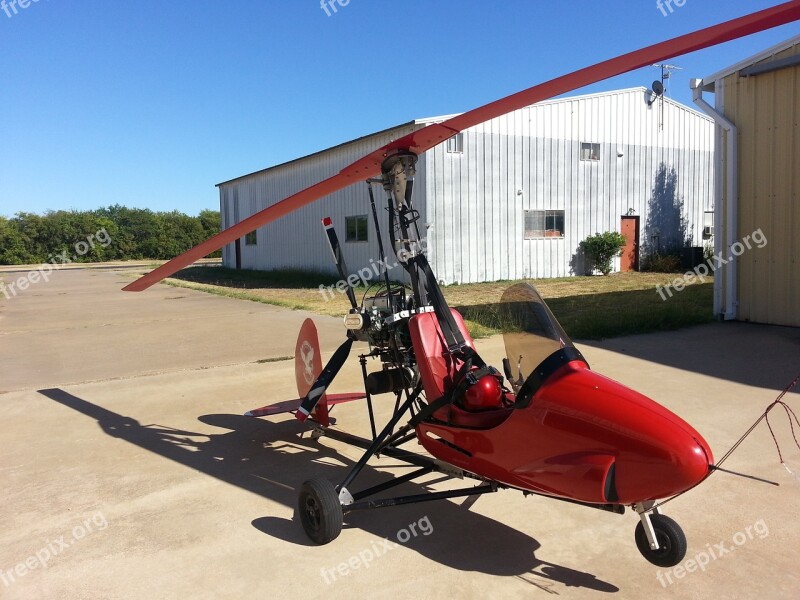 Aircraft Gyrocopter Aviation Gyroplane Autogyro