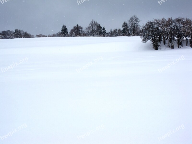 Winter Landscape Nature Cloud Snow