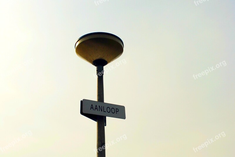 Light Pole Amsterdam Holland Netherlands Pole