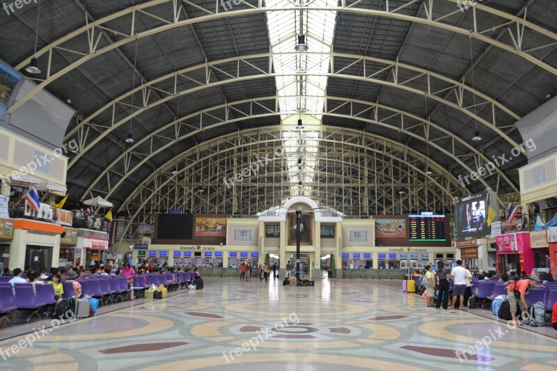 Arched Roof Train Station Station Roof Railway