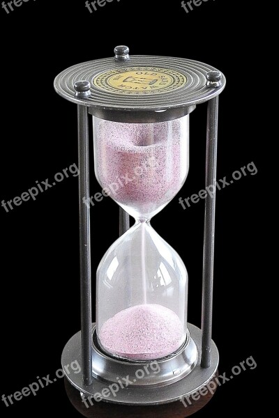 Hourglass Timepiece Sand Time Run Out