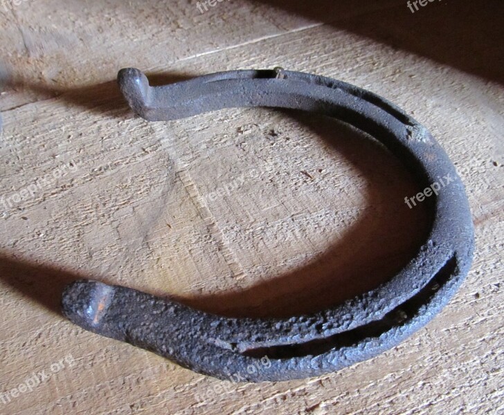 Horseshoe Old Symbol Good Luck Superstition