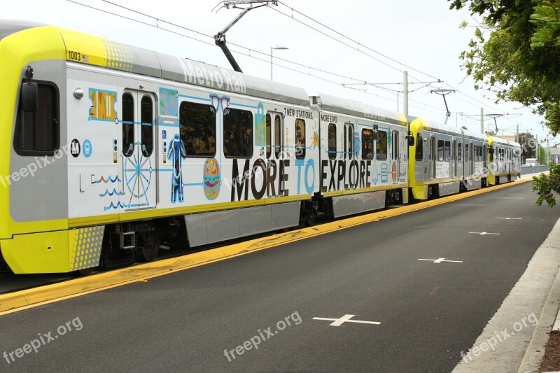 Train Santa Monica California Travel Los