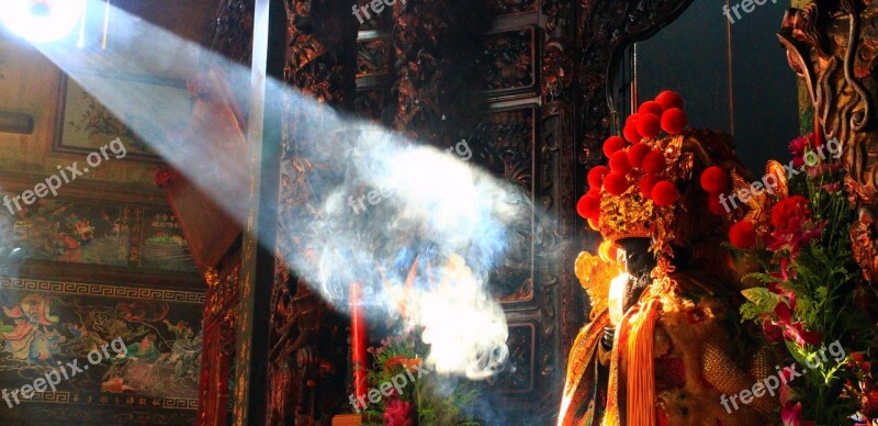 Myth Chinese Culture Temple Sunray Light