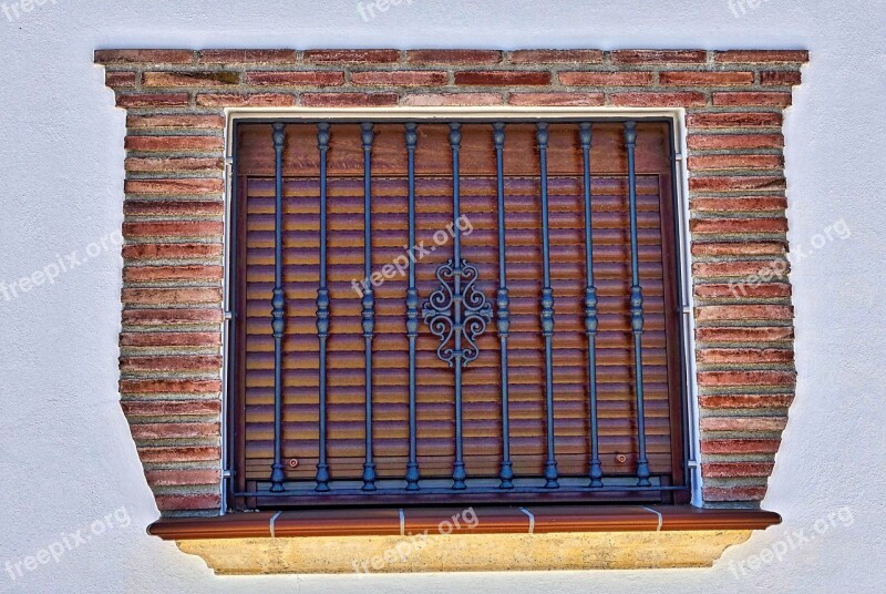 Window Bars Decoration Outline Design