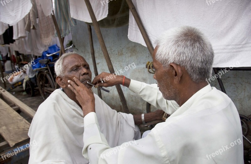 India Man People Male Shave