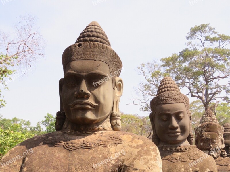 Cambodia Angkor Temple Heritage Religion