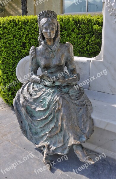 Empress Sissi Bronze Statue Female Figure Trautmann Garden Free Photos