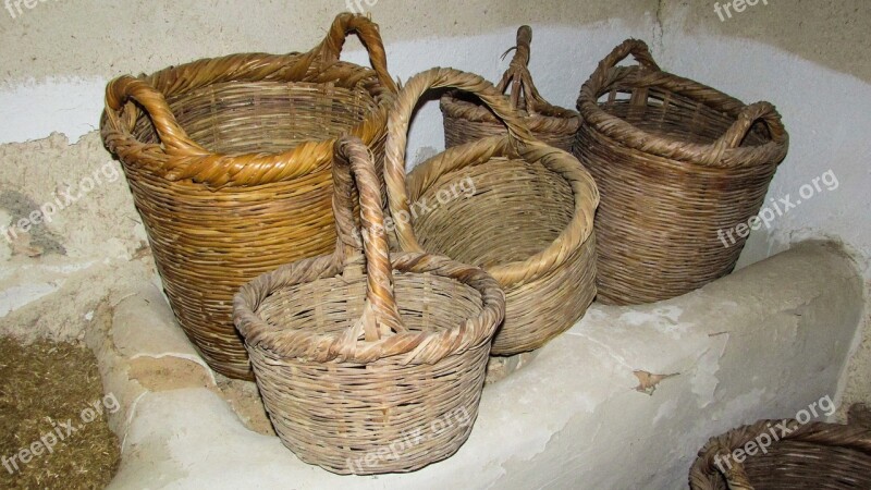 Cyprus Dherynia Old House Museum Baskets