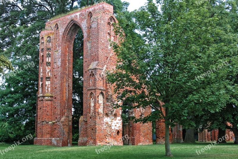 Monastery Monastery Ruins Ruin Eldena Greifswald