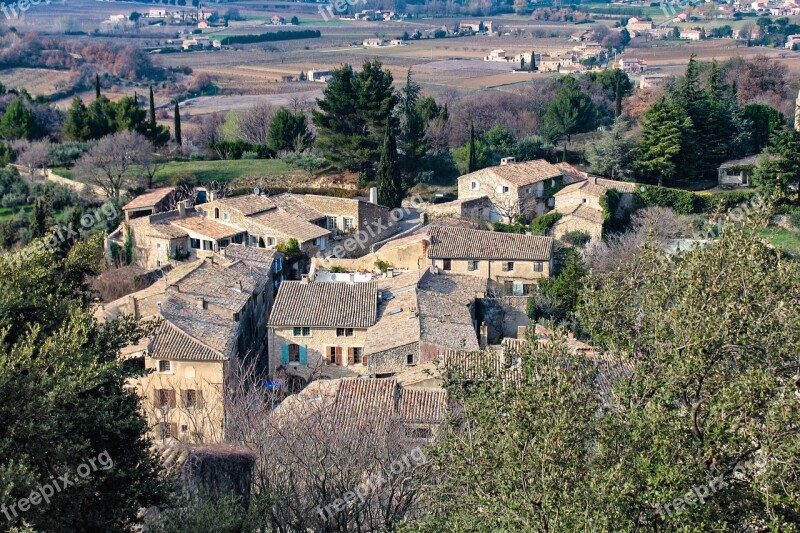 Landscape Houses Village Provence Free Photos