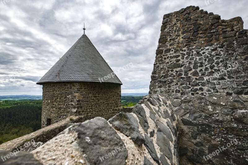 Nürburg Hdr Wall Castle Stone Wall