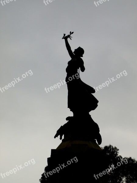 Victory Triumph Laurel Wreath Silhouette Defeat