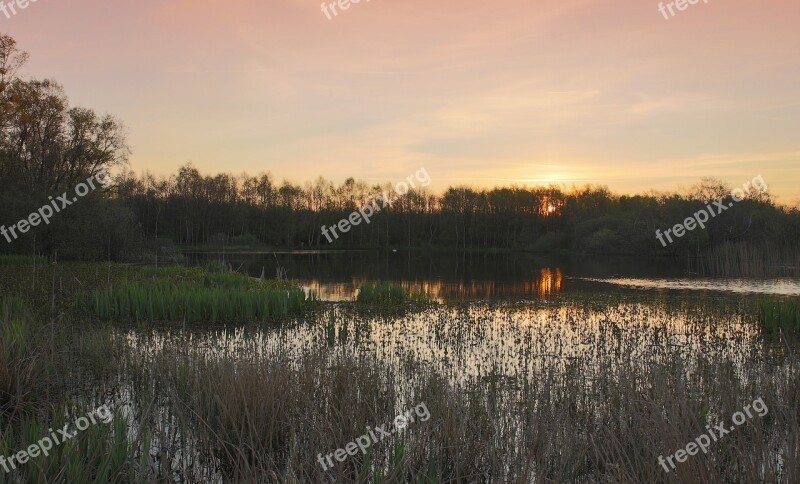 Sunrise Morning Orange Sky View