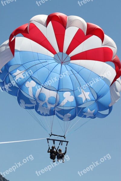 Parasailing Tahoe Fun Free Photos