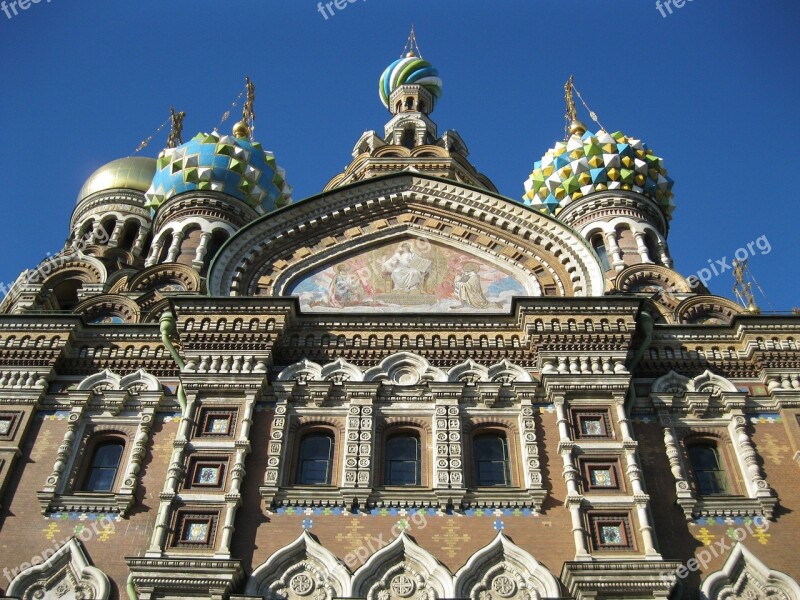 St Petersburg Church Of The Savior On Blood Tourism Trip Free Photos