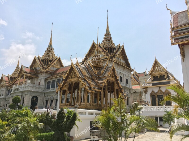 Bangkok Asia Thailand Buddhism Grand Palace