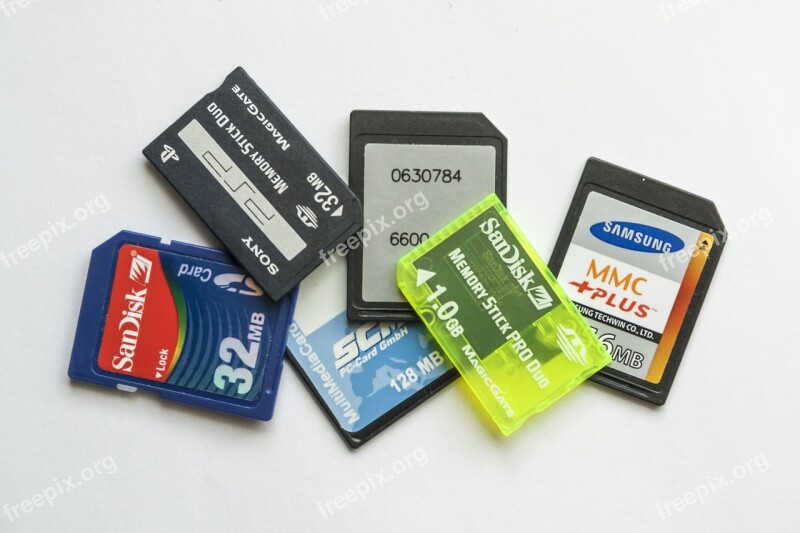 Memory Cards Memory Stick Media External Capacity