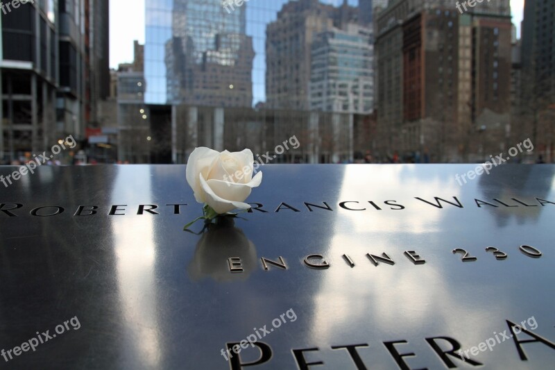 Ground Zero Memorial 9 11 Manhattan New