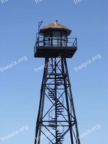 Alcatraz Watchtower Guard Tower Prison San Francisco