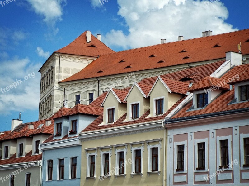 City Window Roof Historical Houses Building