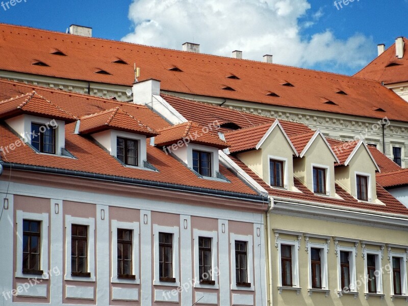 City Window Roof Historical Houses Building