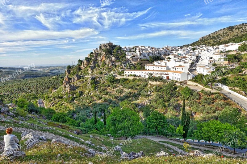 Zuheros View Village White Hillside