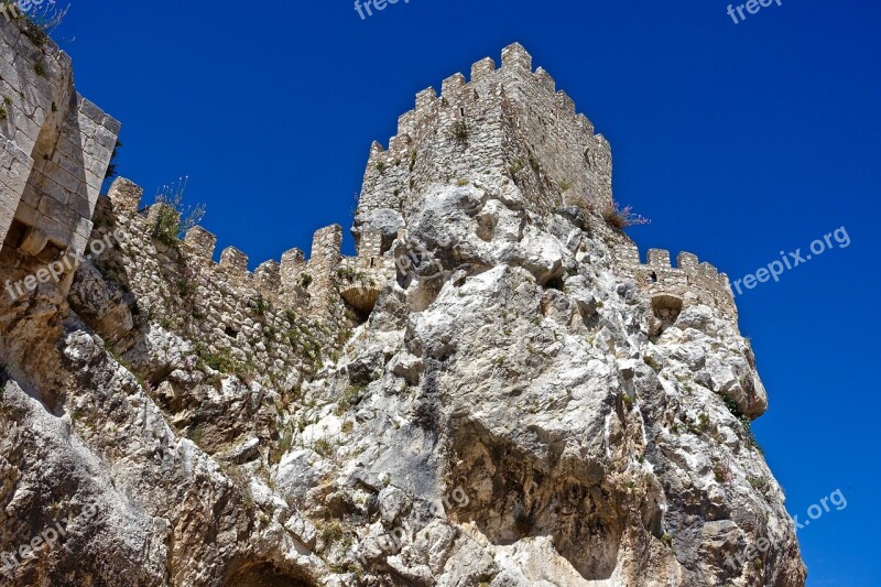 Citadel Fortress Rock Fortification Ruins