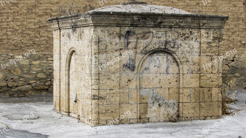 Cyprus Athienou Water Basin Tank Old