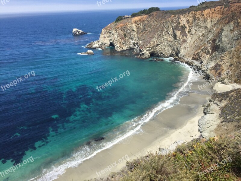 California Coast Ocean Pacific Travel