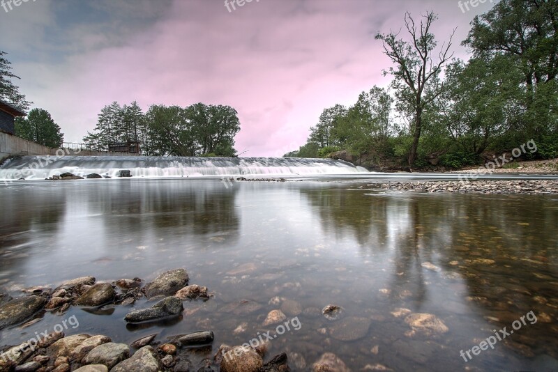 Nature River Landscape Water Fluent