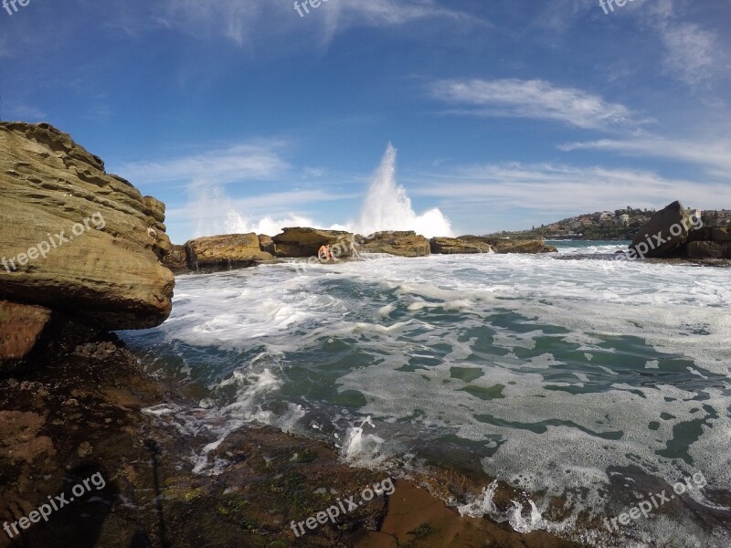 Australia Coogee The Baths Free Photos