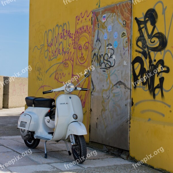 Vespa Italy Punta Sabbioni Free Photos