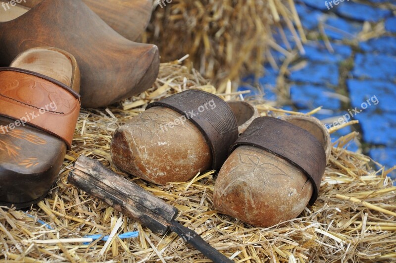 Clogs Wooden Shoes Farm Kitchen French