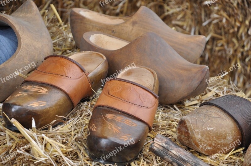 Clogs Wooden Shoes Farm Kitchen French