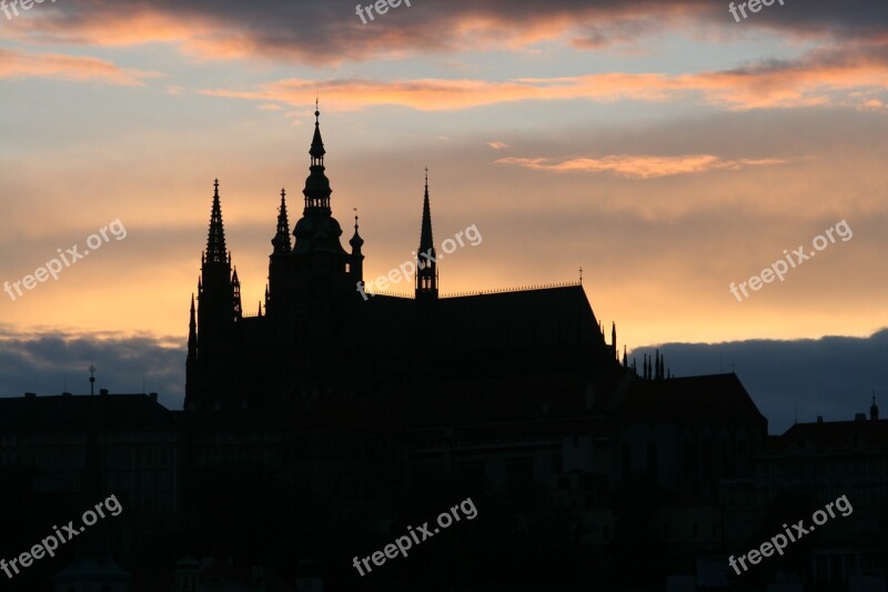 Prague Czech Republic Charles Bridge Prague Castle Small Page