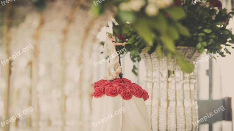 Marriage Cake Grooms Top Of Cake Free Photos