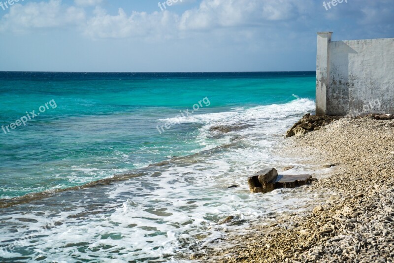 Beach Pebbles Sea Ocean Water