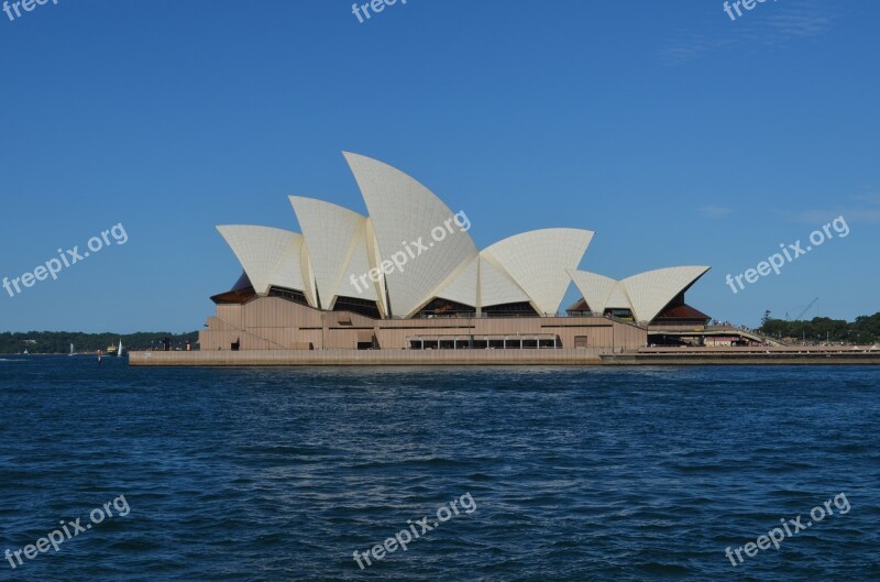 Sydney Harbour Opera Australia Blue